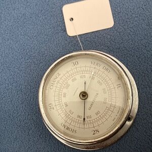 Classic Silver Barometer Wall Decor